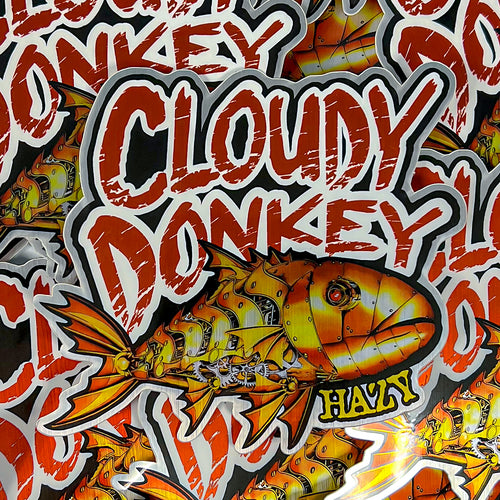 Cloudy Donkey Sticker