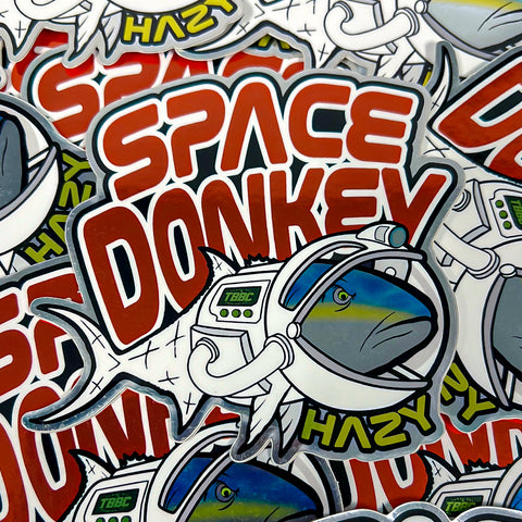 Cloudy Donkey Sticker