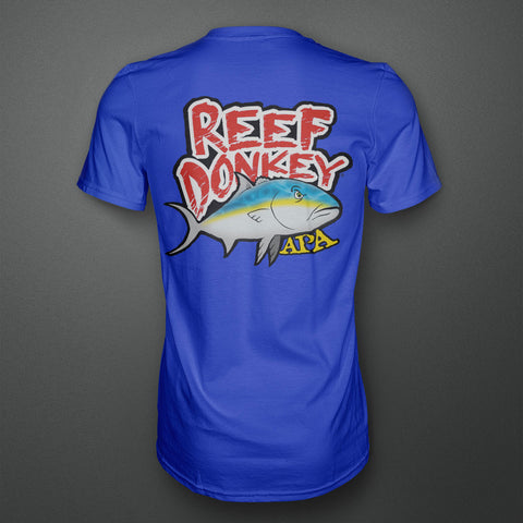 Men's Long Sleeve Reef Donkey Fishing Shirt With Hoodie